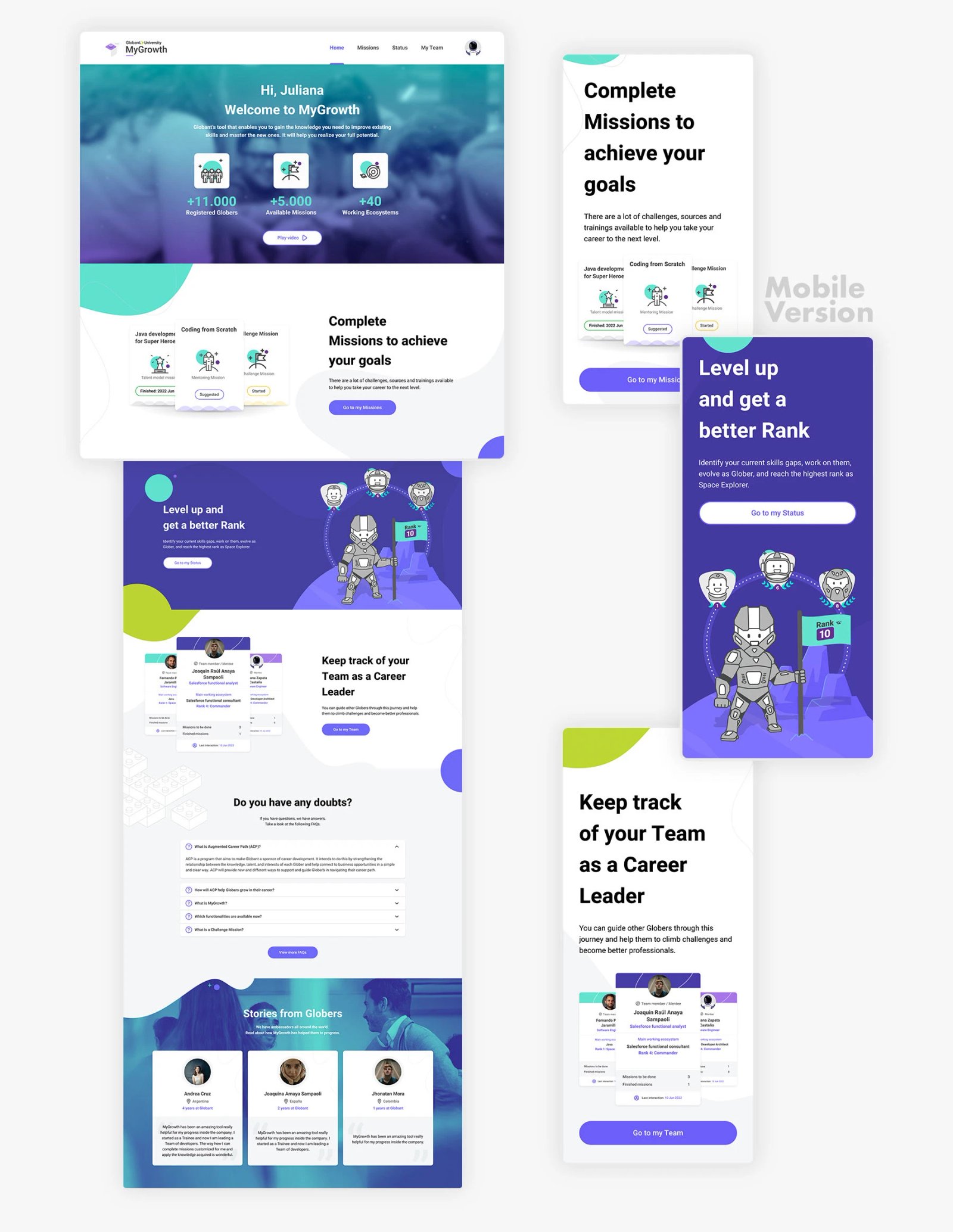 Globant | MyGrowth home
