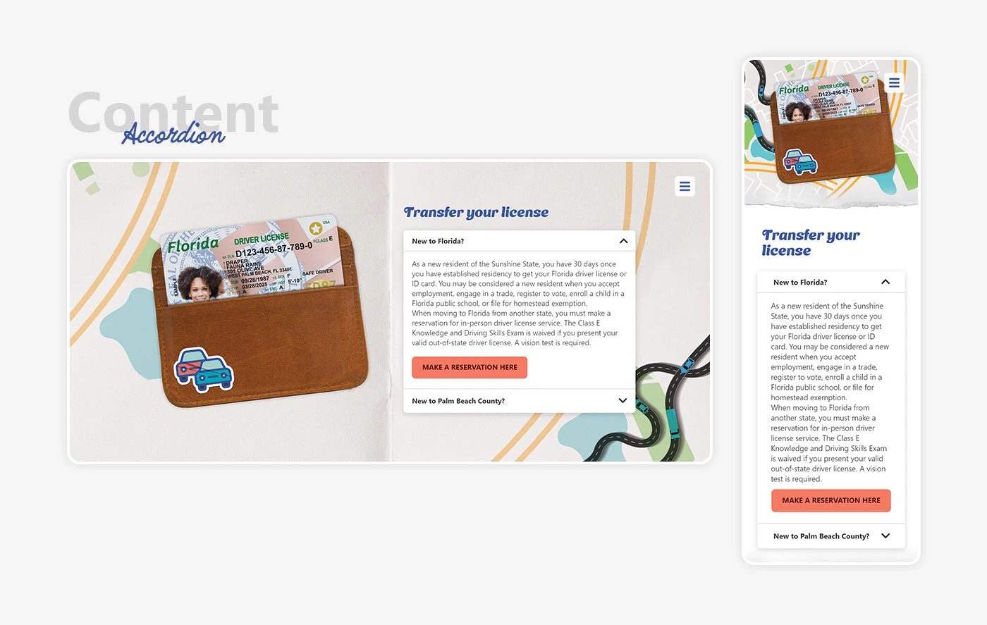 Welcome Guide landing page